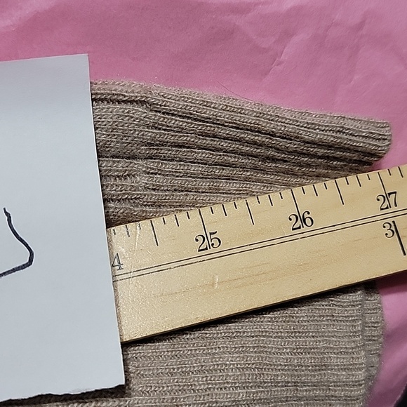 New Express 100% Cashmere Cable Knit Sweater Ribbed Hem Trim Hot Red - Picture 8 of 8